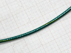 Southwire #16awg 26x30T BC-5W2 UL-1015 Hook-Up Wire Green/Yellow Spiral /100ft