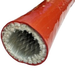 ELECTRIDUCT BS-J-SRF-075-10-RD Coated Cable Sleeve, 3/4 in Inside Dia., 10 ft,