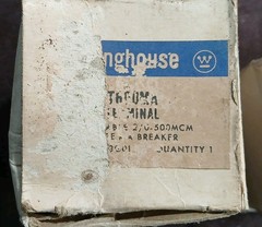 2 WESTINGHOUSE T600MA, Two Cable, 2/0-500MCM For Type MA Breaker