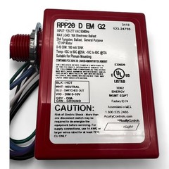 Acuity Controls nLight RPP20 D EM G2 Occupancy Controlled Dimming Red Switching