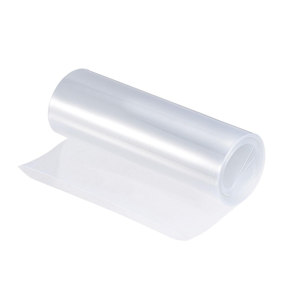 Battery Wrap 150mm(6-inch) Flat 10ft PVC Heat Shrink Tube Wraps Clear