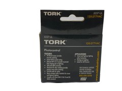 NIB Tork 120-277 VAC Electronic Instant Response Turn-Lock Photocontrol 5237-UL
