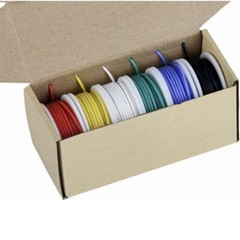 TUOFENG 26 AWG Stranded Wire Kit-Flexible Silicone Wire 6 different colored 33Ft