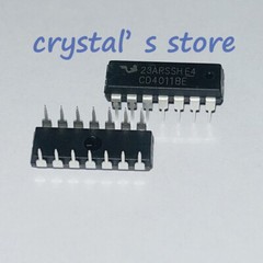 100PCS CD4011BE DIP-14 CD4011 CMOS NAND GATES new