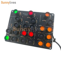DC5V DIY Clock Kits Electronic Soldering Practice Kit For Learning USB Interface