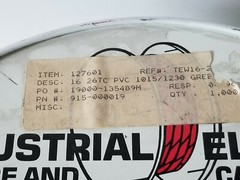 IEWC 16 AWG PVC MTW Hook Up Wire, Stranded Tinned Copper, Green, 10′ lengths