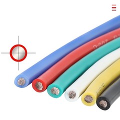 Silicone Stranded Flexible Cable Wire 2-30AWG Gauge 0.08mm Tinned Copper Wires