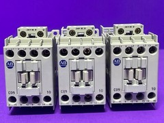 Allen Bradley 100-C09D*10 Ser A 25 A 24VDCD Contactor [Lot of 3]