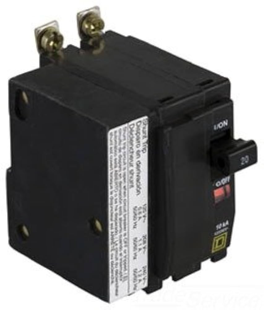 NIB – Square D – QOB2501021 – Shunt Trip Circuit Breaker 2P 50 Amp 240Vac/48Vdc