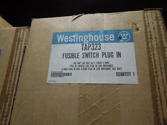 Westinghouse TAP323 100A 3ph 3W 240V Fusible Busplug New