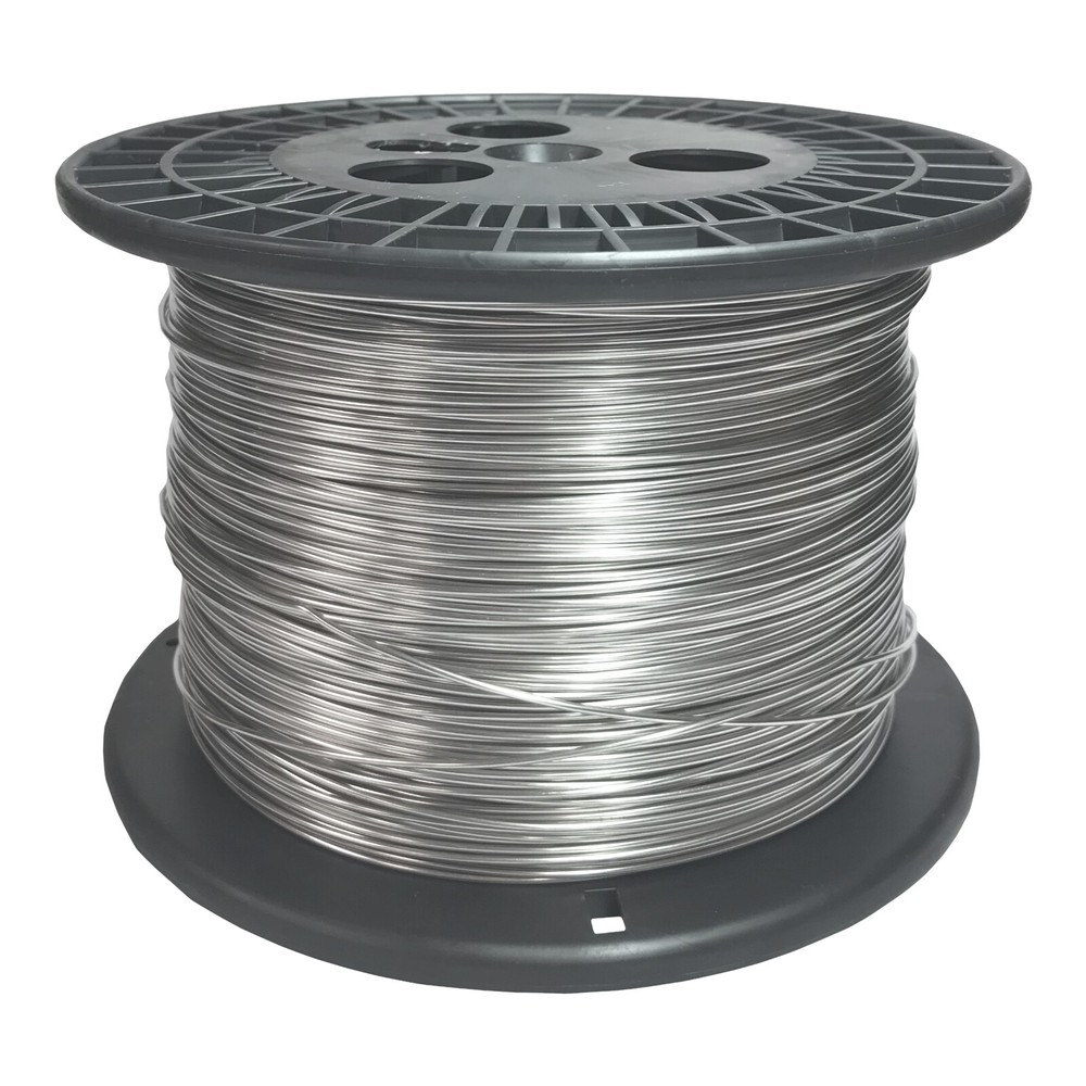 14 AWG Gauge Stainless Steel 316L Wire 500′ Length 0.0640″ Diameter