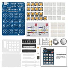 LED Display Calculator Making Electronic Kit MCU DIY Soldering Practice Project
