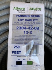 AFC CABLE SYSTEMS 12/2 PVC COATED CABLE COPPER 250′ 2304-42-00