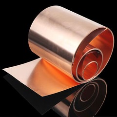 5mm-300mm Width 99.9% Copper Sheet Roll Metal Foil Plate 0.01mm-0.06mm Thick