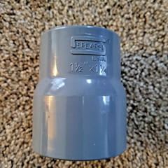 Spears Lot of 12, PVC Slip Reducer coupling-829-212, 1 1/2″ x 1 1/4″ NEW
