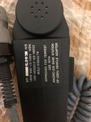 THALES COMMUNICATION MICROPHONE ASSY # SS-3100520-501 NSN: 5965-01-368-8481
