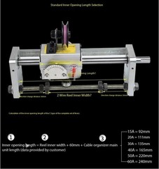 Flat Cable Dispenser 15 Automatic Reciprocating Cable Dispenser with Light Rod