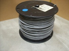 #5) NEW Spool of Electric Wire – 12 Guage Solid 500′ Gray