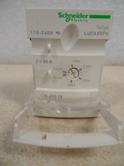 Schneider TeSys LUCA05FU Standard Control Unit 1.25-5 Amps coil 110-240V