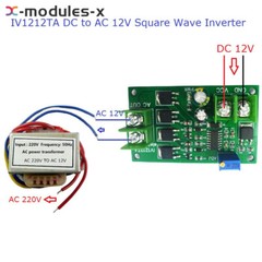 DC-AC Inverter 50Hz Square Wave Signal Generator Module AC-AC Power Transformer