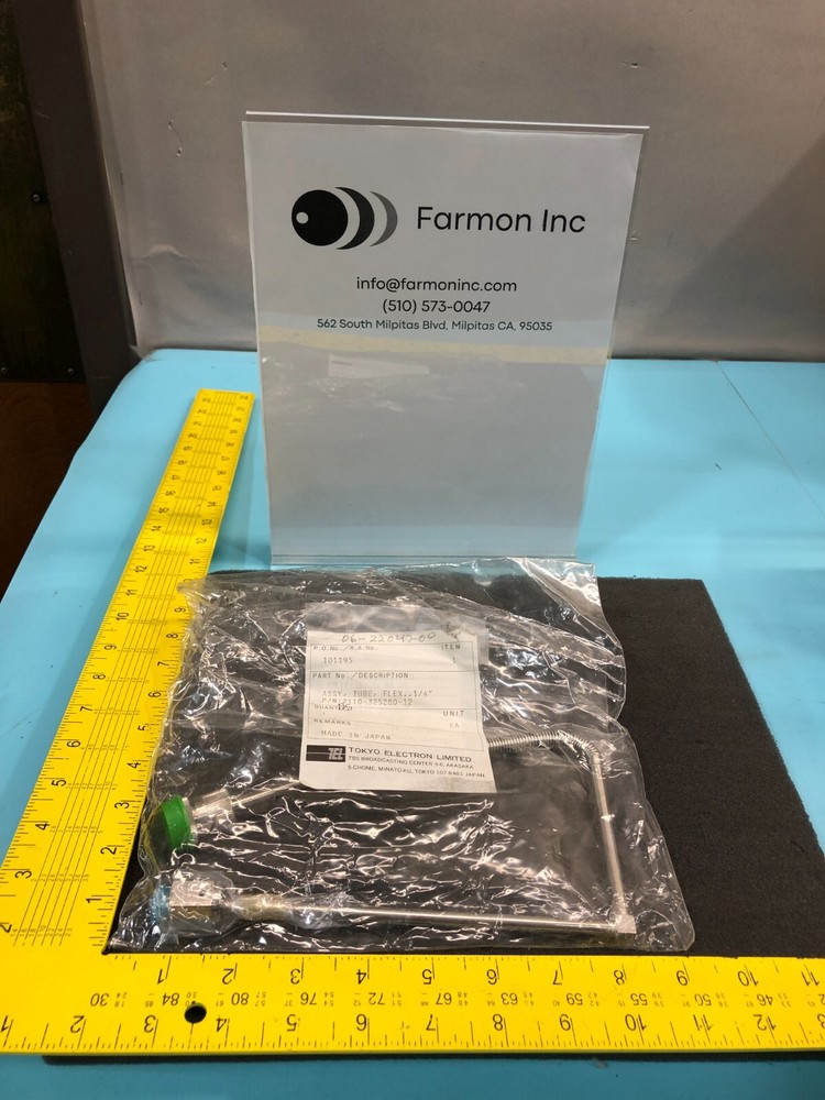 Tokyo Electron TEL 2110-325280-12 Assy, Tube, Flex, 1/4″, 178839