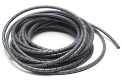 Spiral Wrap Tubing 1/4 Inch, Gray, 500ft