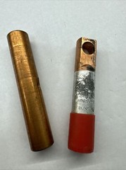 200 Amp 15kV LRT Compression Connector Long Bi-Metal Connector 1-Hole Lug