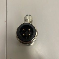 MENCOM CORP. PMINH-44MFF-T, CONNECTOR, MALE/FEMALE, 4 POLE #248191