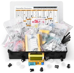 Mega Electronic Component Kit 2200pc: Resistors, Diodes, Capacitors, LCR Tester