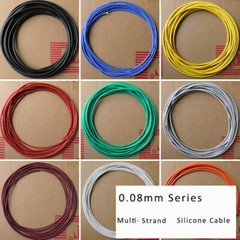 14/16/18/20/22/24/26/28/30AWG UL Strand Wire Silicone Flexible Cables 0.08mm
