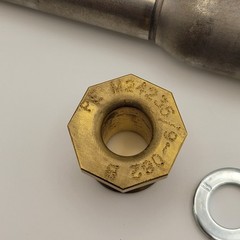 Stuffing Tube Assembly M24235/18-122 W/Nut & Ring 316 SS Size B