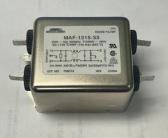 Lambda Densei-Lambda MAF-1215-33 MAF121533 Noise Filter 250v 15A @ 55C TV2500V