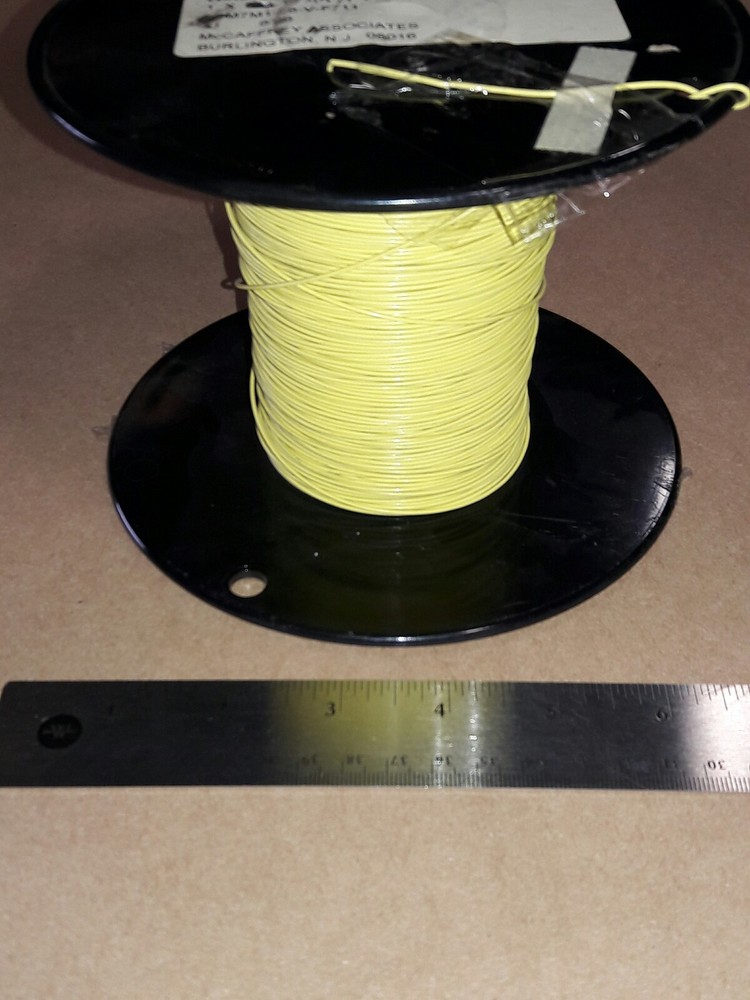 ( 447 FT ) M22759/35-24-4 Yellow SPC Cable Wire 24Awg 19 Strand / 36Awg 600V