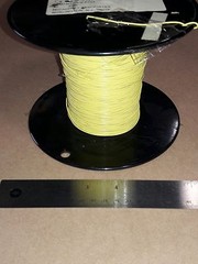 ( 447 FT ) M22759/35-24-4 Yellow SPC Cable Wire 24Awg 19 Strand / 36Awg 600V