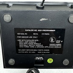 Leviton 6221 Programmer Automation Central Control System 120V
