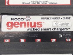 Noco Genius GEN5 5 Bank Charger, 50A, 70-130VAC