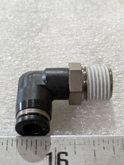 SMC 6mm Tube x R1/4 BSPT Male Elbow Push-In Pneumatic Fitting 7/ORDER