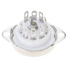 Enhances 9 Pin B9A Socket Corrosion Resistant Contacts 5pcs for 12AT7 6N2 Tubes