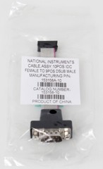 National Instruments RIO Serial Adapter Cable 10POS IDC Female to 9POS DSUB Male