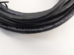 Quiktron 576-135-015 Black Snagless Patch Cord, 15FT, CAT. 6 – NEW Surplus!