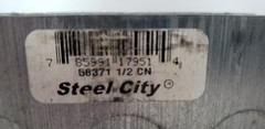 STEEL CITY 58371 1/2 CN ELECTRICAL BOX, 4″x2-1/8″x2-1/8″, STEEL (LOT OF 2) NNB