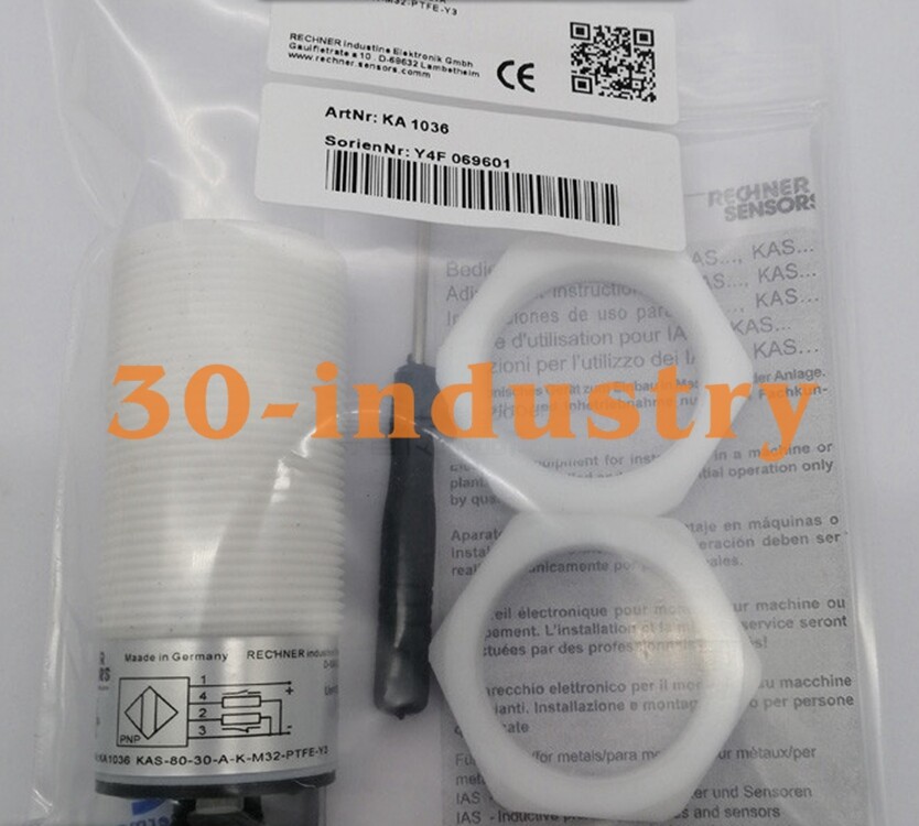 1PCS NEW FOR RECHNER KAS-80-30-A-K-M32-PTFE-Y3 Proximity Switch Sensor