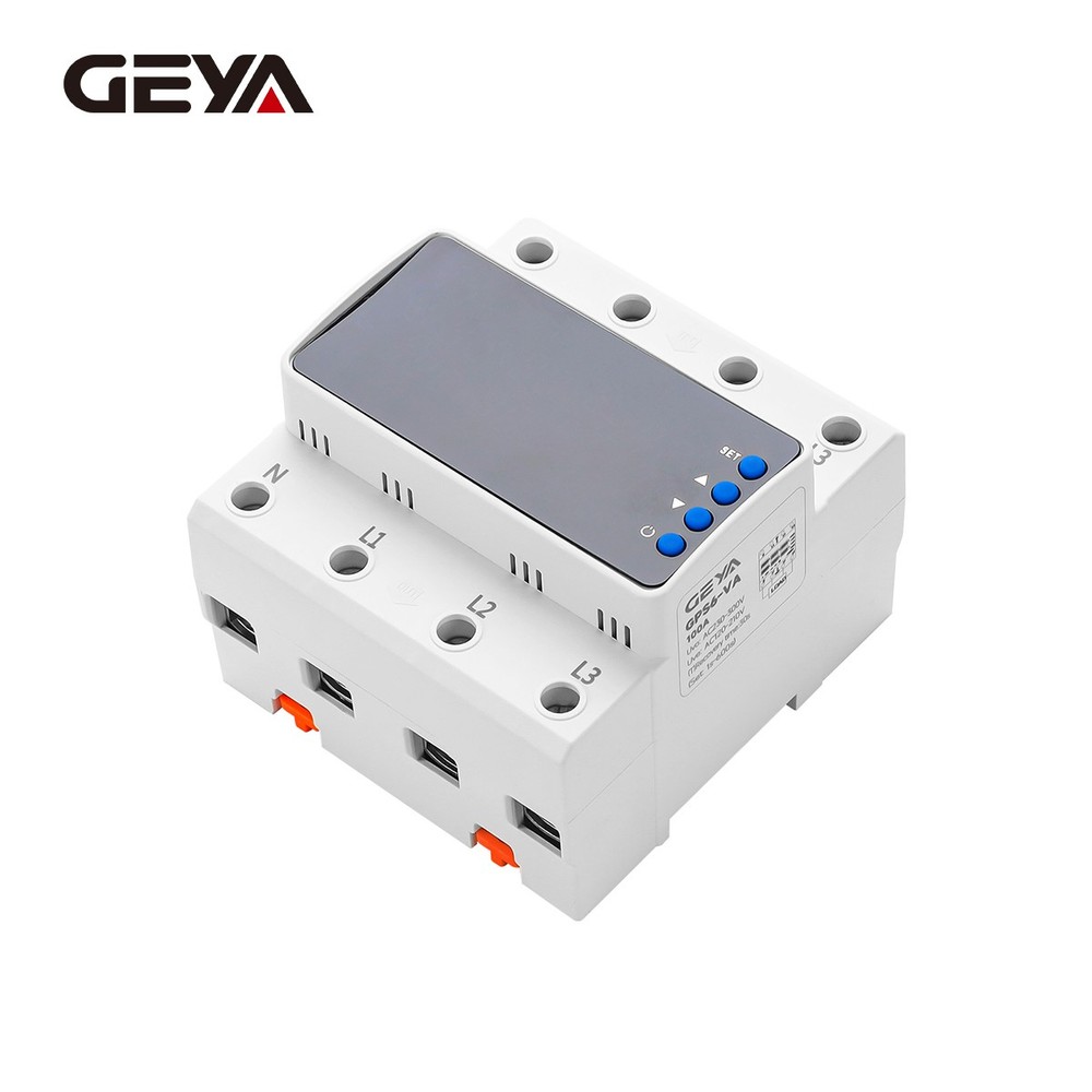 GEYA Digital Display Voltage Current Protect Device 4P 63/100A 220V Three Phase