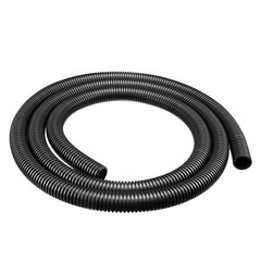 1.6M 17 x 21.2mm PP Flexible Corrugated Conduit Tube for Garden Office Black