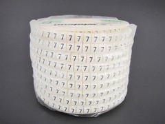 (1000x) Wieland Size 5, Number 7 Slip On Wire Marker, .160″ to .215″ OD, Z Type