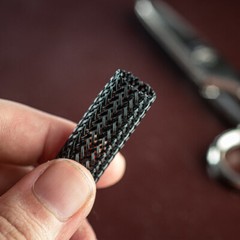 25 FT. 1/2″ Black Expandable Wire Cable Sleeving Sheathing Braided Loom Tubing