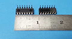 (10pcs) IC, CD4011BE, Mixed Manufacture ( TI , HARIS, …), GATE NAND 4CH 14DIP