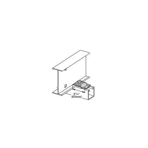 B-Line 9SS6-1205, 316 Stainless Steel Clamp/Guide for 2-5 Series Cable Tray, 1pc