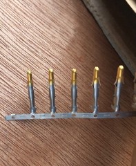 Amp MATE-N-LOK 350561-7 PIN 24-18 .0126 AU/NI/BR gold 5000 pieces