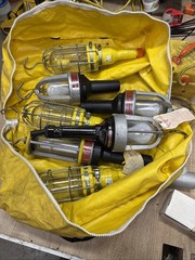 Ericson 2300 Hazadrous Locations Trouble Drop Light Lot Of 7 With Case
